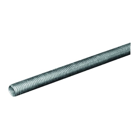 Steelworks SteelWorks 7/16 in. D X 24 in. L Low Carbon Steel Threaded Rod 11022